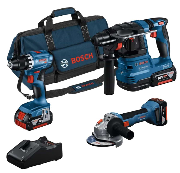 Набор электроинструментов Bosch Professional GSR 18V-45+ GBH 18V-22 (0.615.A50.07L)